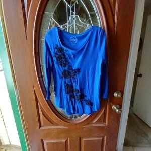 Lucky Brand Royal Blue Top Size S